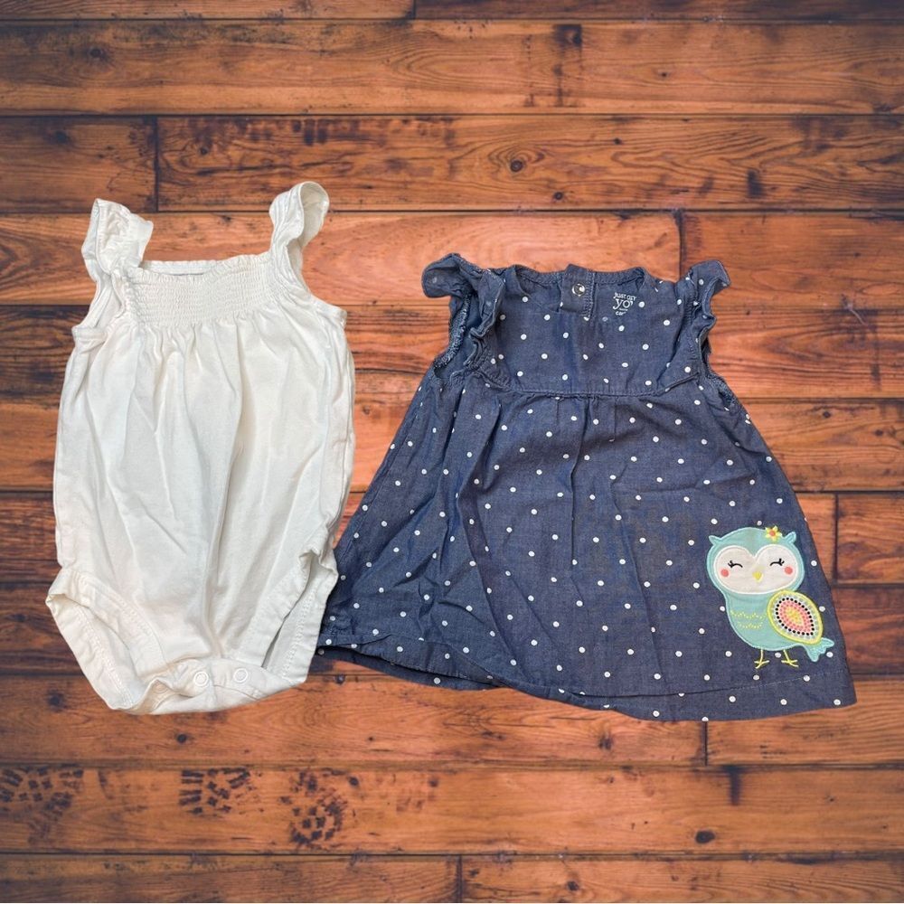 5 for $25🔥Carter's Bundle of 2 Set Baby‎ Girl Size 6 Months
